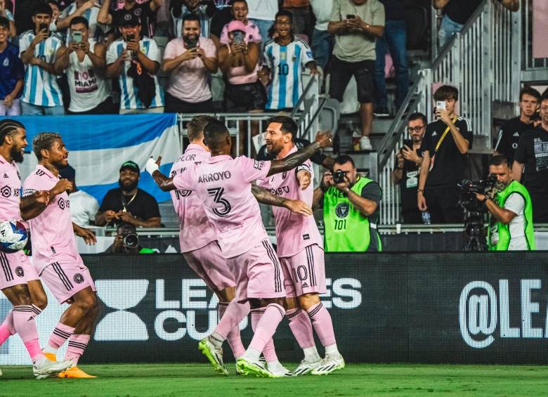 Messi suma 5 goles y una asistencia en 3 partidos con Inter Miami. FOTO TWITTER @Intermiamicf