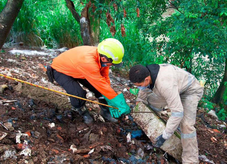 Los operativos de limpieza de las quebrada buscará extraer la mayor cantidad de desechos posibles lanzados a los afluentes. FOTO: CORTESÍA