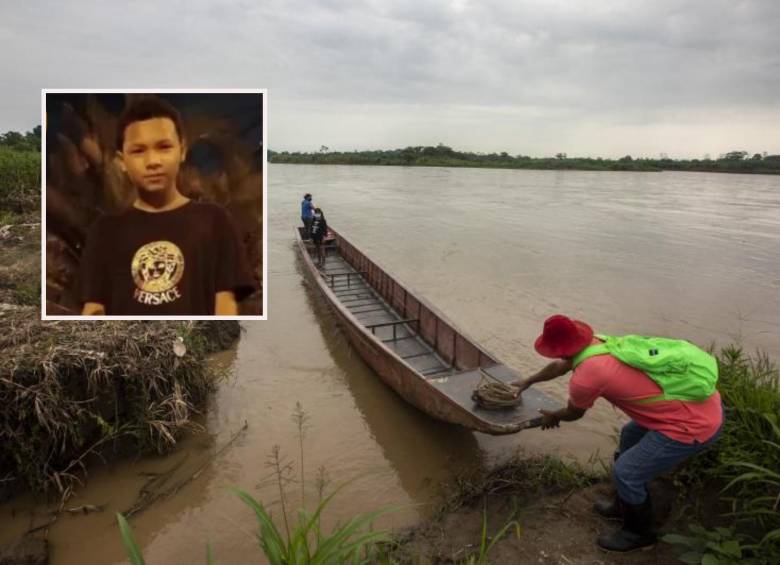 Ese es el joven desaparecido en el río Cauca sobre el municipio de Cáceres. FOTO: Andrés Camilo Suárez y Cortesía NP Noticias.