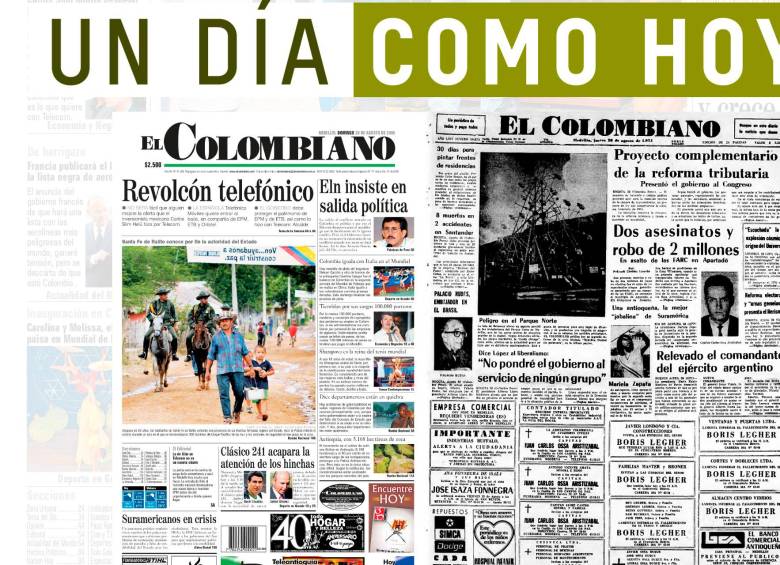 Un día como hoy 28 de agosto