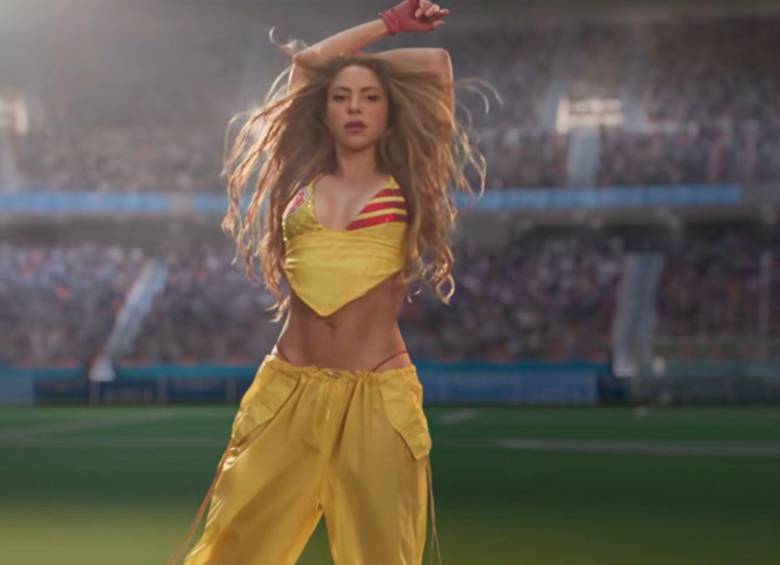 Shakira se convirtió en la reina de los mundiales con las canciones hechas para las copas de Sudáfrica 2010 y Norteamérica 2026. Foto: Captura video Dai dai. 