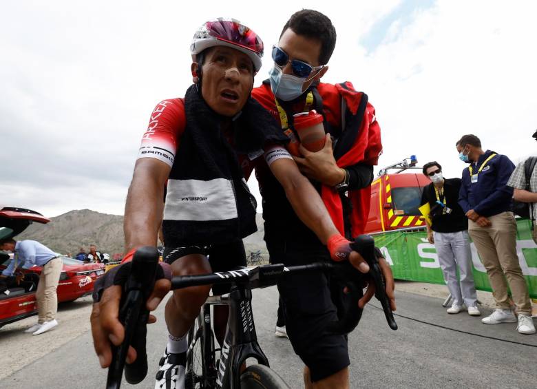 Nairo Quintana corre de manera inteligente el Tour de Francia. FOTO: EFE