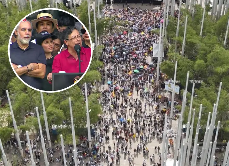 Marchas por el Día del Trabajo en Medellín. Foto: Sandra Segovia- EL COLOMBIANO