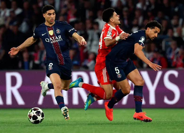 El duelo entre Paris Saint-Germain y Bayern Múnich, por la ida de una de las semifinales de la Champions, fue considerado uno de los mejores de la historia. FOTO UEFA