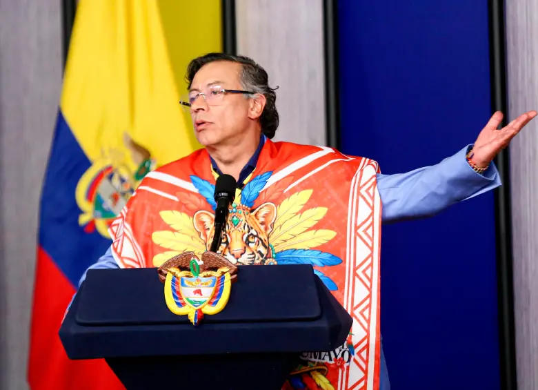 Gustavo Petro terminó su mandato de cuatro años el 7 de agosto de 2026. FOTO: COLPRENSA.