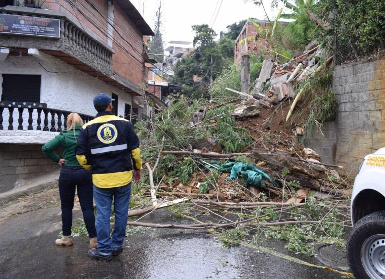 Así quedó la zona afectada tras la emergencia de este lunes. Foto: Cortesía