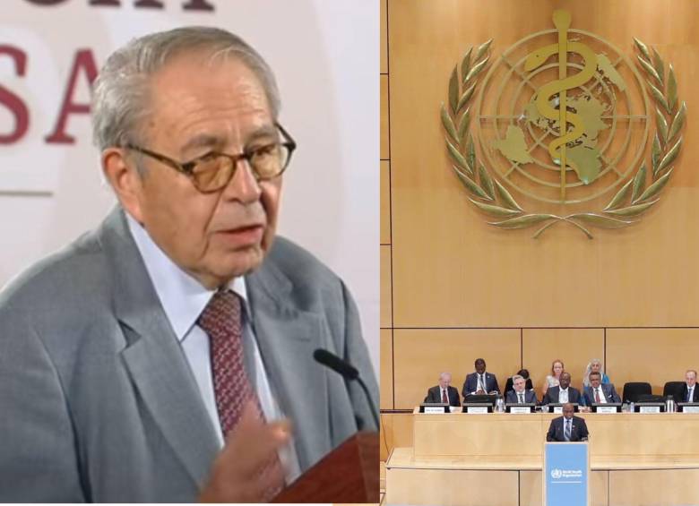 El ministro de Salud de México, Jorge Alcocer, rechazó el comunicado de la OMS y anotó que no existía “ninguna razón” para no comer “pollo o sus derivados”. FOTO: CAPTURA DE VIDEO | WORLD HEALTH ORGANIZATION (WHO)