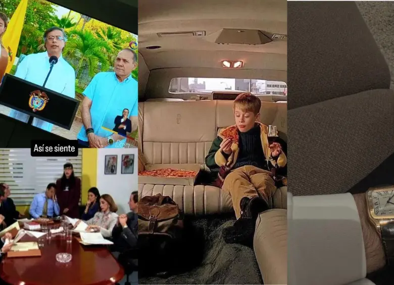 Los memes sobre el aumento del salario mínimo inundaron las redes sociales luego del anuncio del presidente Gustavo Petro, entre celebraciones, críticas e ironías sobre su impacto económico. FOTO: redes sociales. 