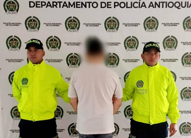 Uno de los capturados por las autoridades por atentar contra los niños. FOTO: Cortesía