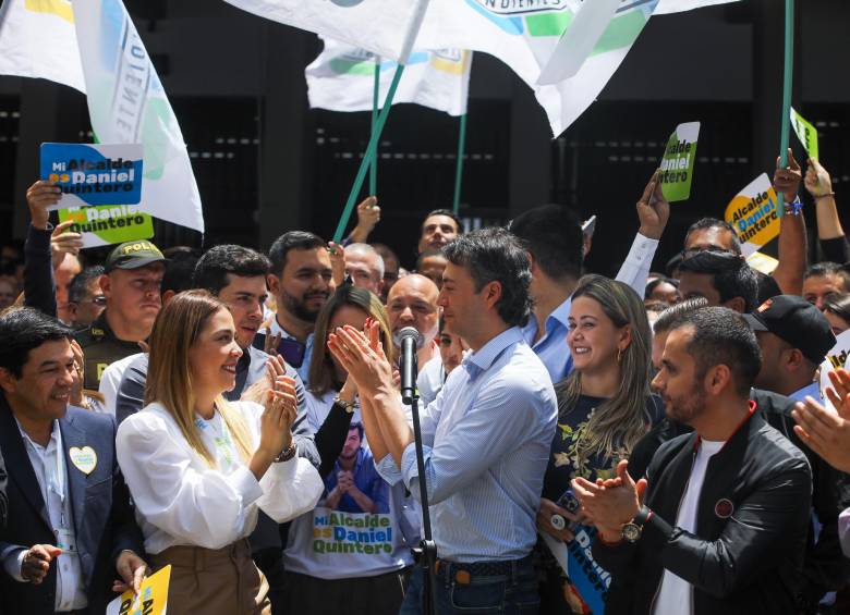 Andree Uribe, fue alcaldesa (e) durante la sanción a Quintero, surgió del equipo político del alcalde, pero hoy quiere lucir distante para no cargar con el desprestigio de esta administración. FOTO el colombiano