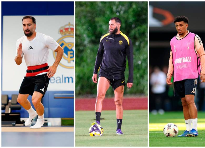 Dani Carvajal, Karim Benzema y Jadon Sancho son algunos de los mejores jugadores que tiene la agencia libre. Aún tienen la capacidad para estar en la élite. FOTO GETTY 