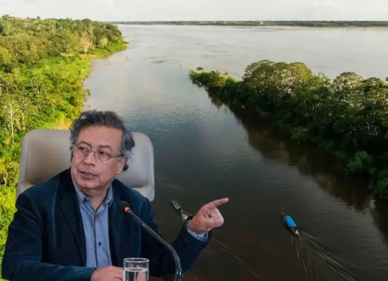 Petro aseguró que acudirá a las vías diplomáticas para solucionar el problema. Foto: Colprensa.
