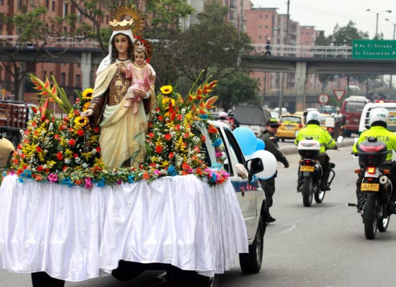 El altar de la Virgen del Carmen no había sido asaltado en 19 años, según comentan los vecinos del sector. Foto: referencia de Colprensa. 