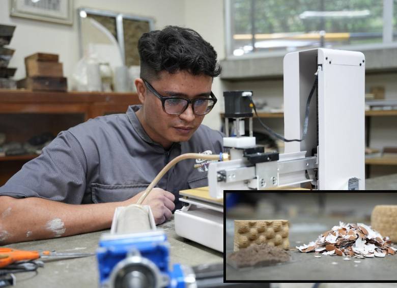 Andrew Stevens Osma Cardona, estudiante del ITM e investigador del proyecto. FOTO: Cortesía