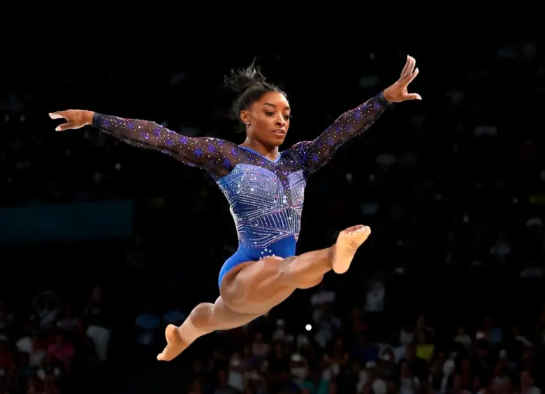 Simone Biles en los JJOO 2024. FOTO: Instagram Simonebiles