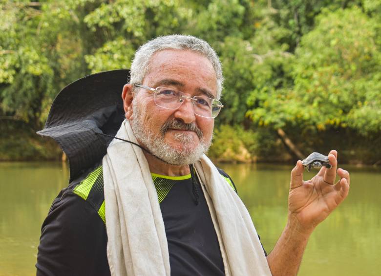 Liberación de tortugas. Foto: Cristina Rodriguez. 