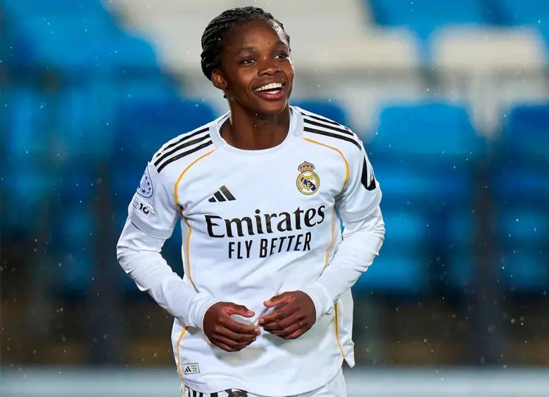 La futbolista caleña Linda Caicedo tiene contrato con el Real Madrid español hasta junio del 2031. FOTO: Getty