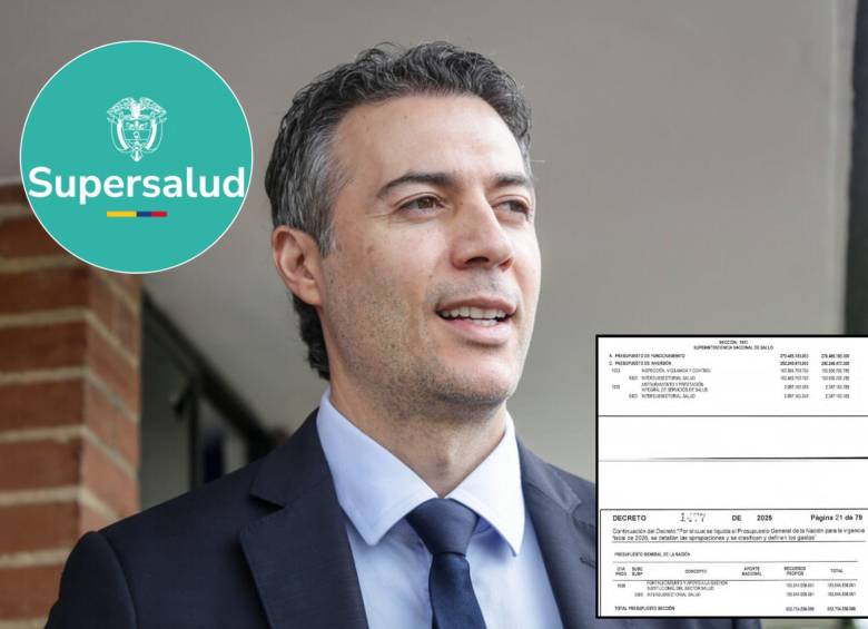 Daniel Quintero pasaría a manejar más de 562 mil millones de pesos pese a estar investigado por corrupción. Fotos: Colprensa, Suipersalud y captura Decreto 1477 de 2025