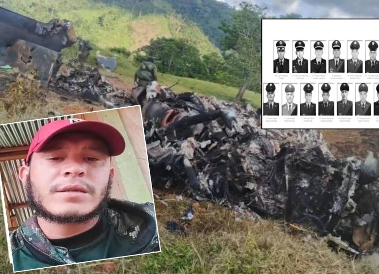 Alias Leito es señalado del ataque al helicóptero que llegó a apoyar a los policías que cumplían labores de erradicación de cultivos ilícitos en zona rural de Amalfi hace un año. Fotos: Cortesía 