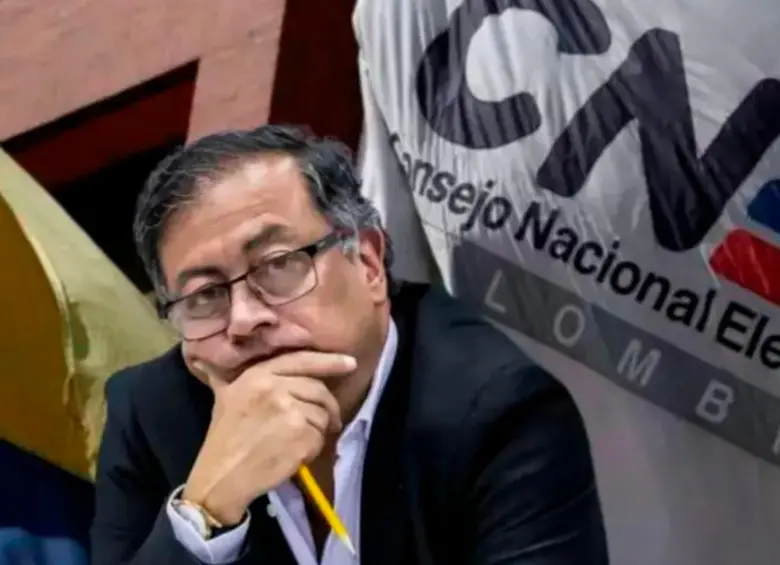 El Consejo Nacional Electoral sancionó en noviembre de 2025 a la campaña de Gustavo Petro para llegar a la Presidencia en 2022. FOTOS: Colprensa y archivo EL COLOMBIANO, Jaime Pérez