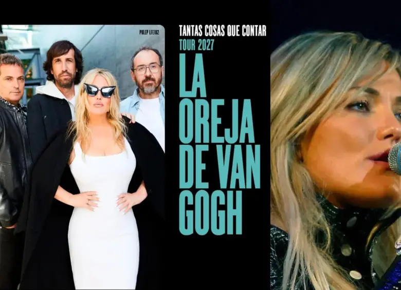 La Oreja de Van Gogh confirma su esperado regreso a Colombia. Foto: Colprensa / redes sociales @tuboleta