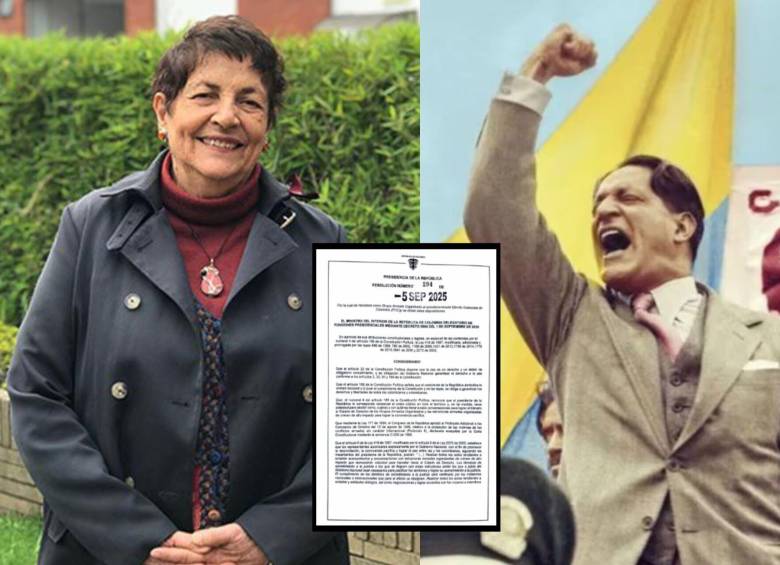 Gloria Amparo, hija de Jorge Eliécer Gaitán, entró en huelga de hambre producto de la resolución del Gobierno Nacional que reconoce al Clan del Golfo como Ejército Gaitanista Colombiano (EGC) Fotos: Suministrada a EL COLOMBIANO y Colprensa