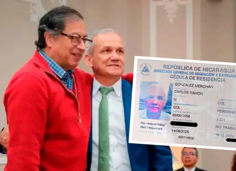 La Embajada solicitó el apoyo explícito del Ministerio de Migración y Extranjería de Nicaragua para regularizar el estado migratorio de González. FOTO: COLPRENSA/NOTICIAS RCN