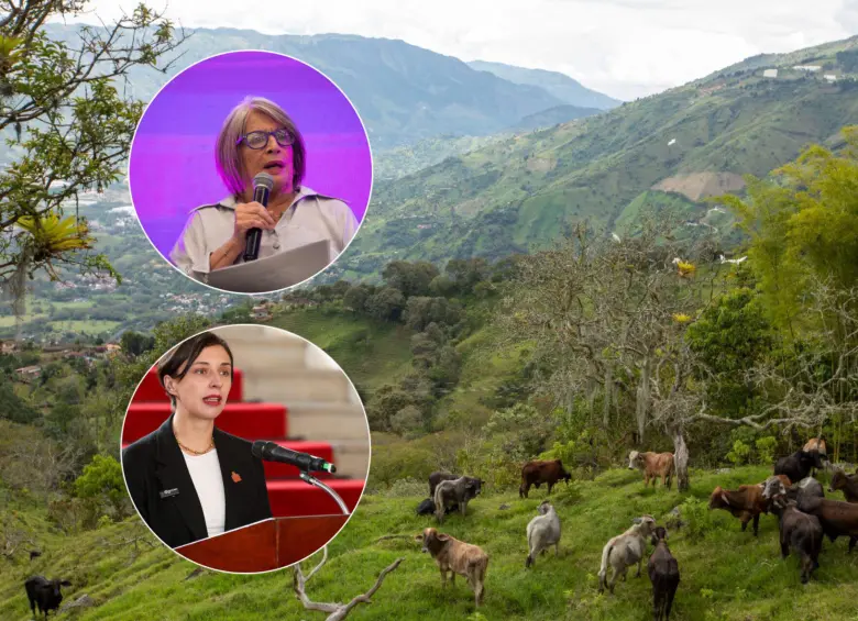 La exministra Cecilia López y la actual ministra de Agricultura Matha Carvajalino generaron polémica por las cifras de restitución de tierras. Fotos: Edwin Bustamente, Camilo Suárez y Colprensa