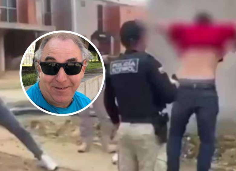 Las autoridades vincularon a la investigación del caso a los familiares del colombiano señalado del asesinato. FOTO: Captura video Policía Nacional