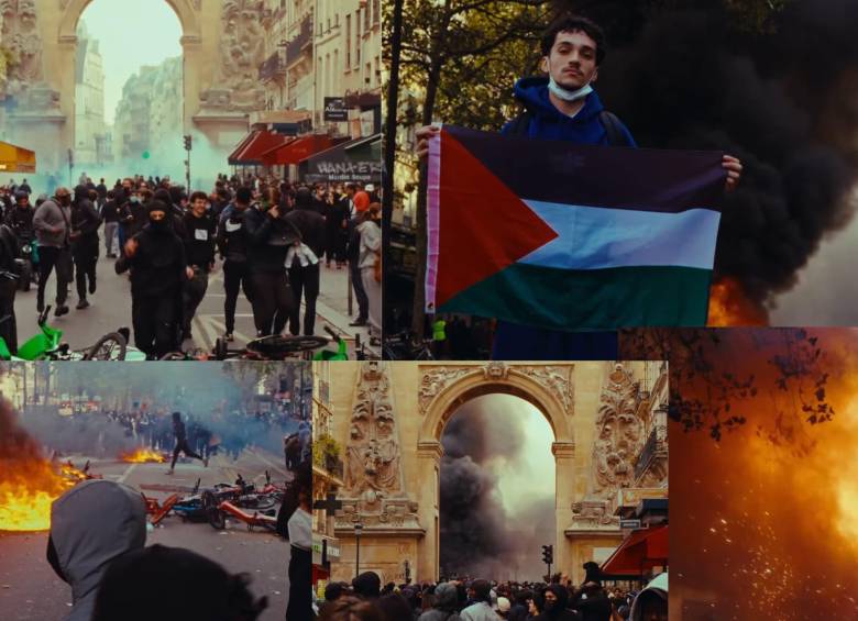 Las protestas en varias ciudades europeas han derivado en incendios, saqueos y enfrentamientos con la Policía. Foto: Imágenes tomadas del Instagram del cineasta australiano James Fenwick