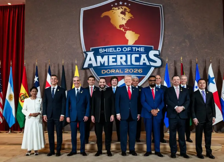 El Escudo de las Américas es una alianza militar presentada recientemente por Donald Trump. FOTO: Casa Blanca