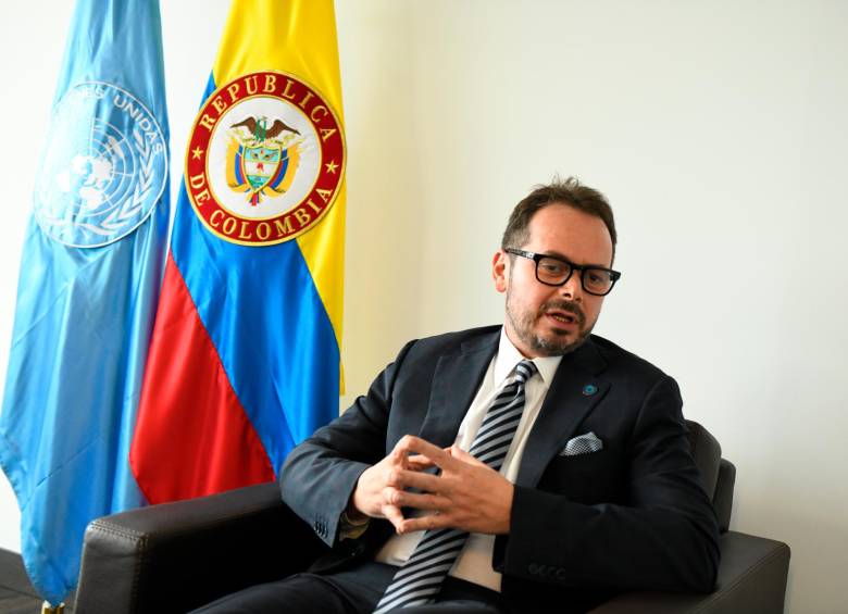 Carlos Ruiz Massieu es el representante Especial del Secretario General de la ONU en Colombia y jefe de la Misión de Verificación del Acuerdo de Paz de esa misma entidad. FOTO: CORTESÍA MISIÓN DE VERIFICACIÓN ONU