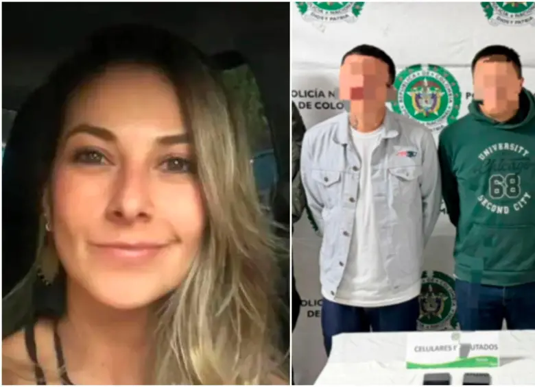 Diana Ospina estuvo retenida el 22 y 23 de febrero luego de abordar un taxi a las afueras de una discoteca en Bogotá. Dos hombres fueron detenidos por su desaparición y secuestro bajo la modalidad de “paseo millonario”. FOTOS: Tomada de redes sociales y cortesía Policía