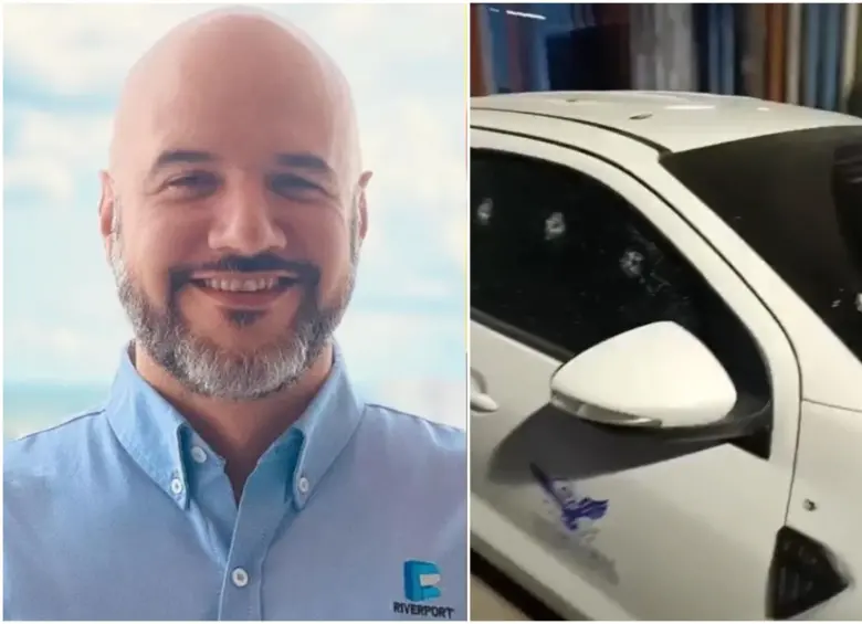Michael Mulford, gerente general de Riverport, una empresa portuaria ubicada en Barranquilla. FOTO: CORTESÍA Y CAPTURA VIDEO REDES SOCIALES