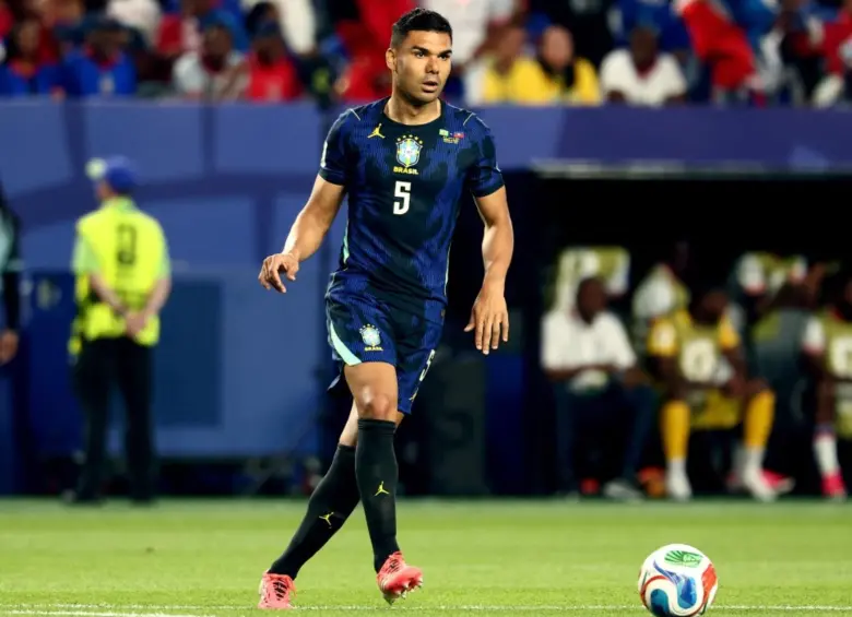 Casemiro en el Mundial 2026 con la Selección de Brasil. FOTO: AFP