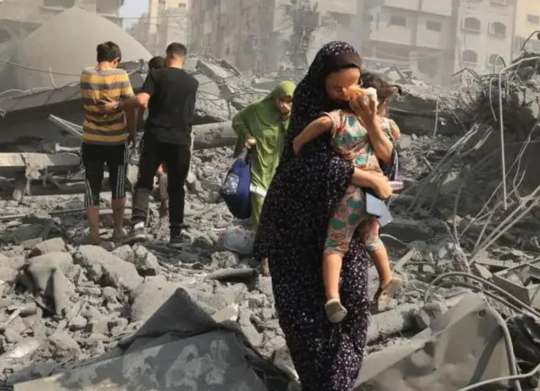 Los destrozos en la Franja de Gaza tras la guerra de Israel contra Hamás en Palestina. FOTO: Getty