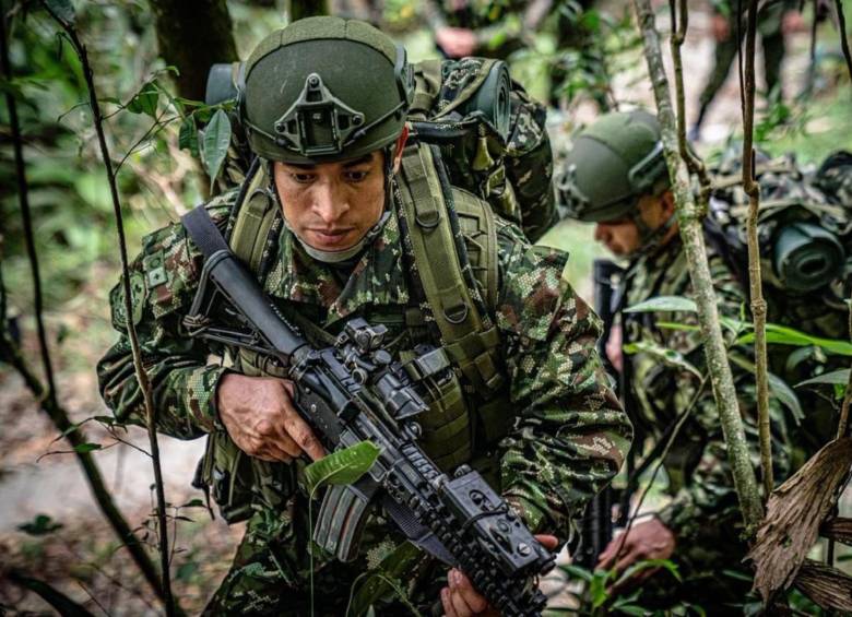 Las Fuerzas Militares reforzarán acciones de inteligencia y operación para retomar la seguridad en Catatumbo y contrarrestar al ELN. FOTO: FUERZAS MILITARES