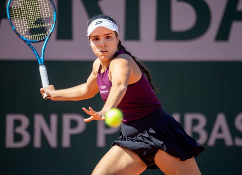 Camila Osorio ha participado en 10 torneos de Grand Slam. FOTO: GETTY 