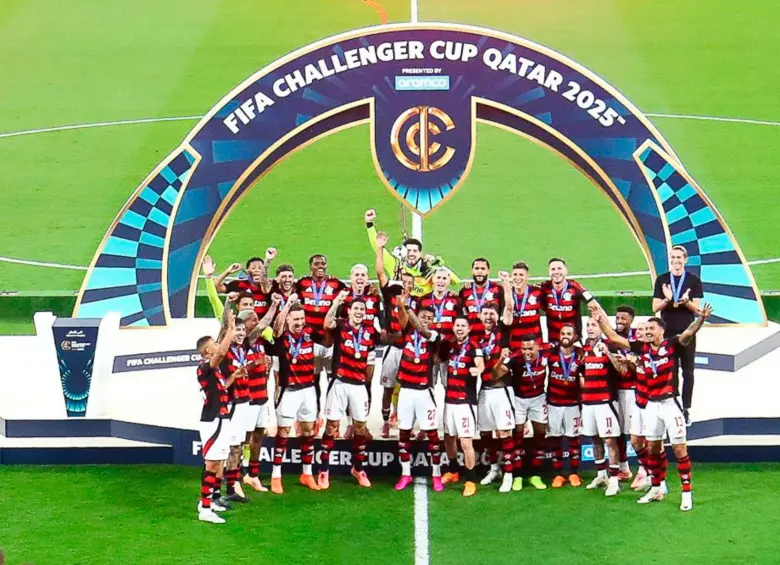 El equipo brasileño ha tenido un buen rendimiento en lo que va del 2025. Es uno de los años en los que más ha ganado. Foto: tomada del x de @Flamengo