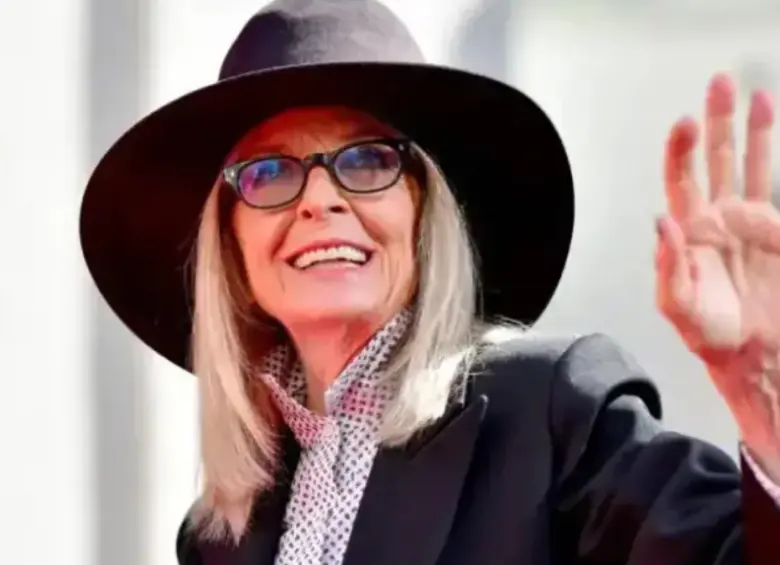 Diane Keaton murió de una neumonía en su casa en California. FOTO: AFP