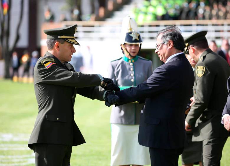 El general Sanabria Cely tomó este viernes posesión como director de la Policía. FOTO: CORTESÍA POLICÍA
