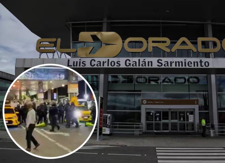 Viajeros enfrentan restricciones en El Dorado tras protestas de taxistas. FOTOS: Colprensa y captura de video