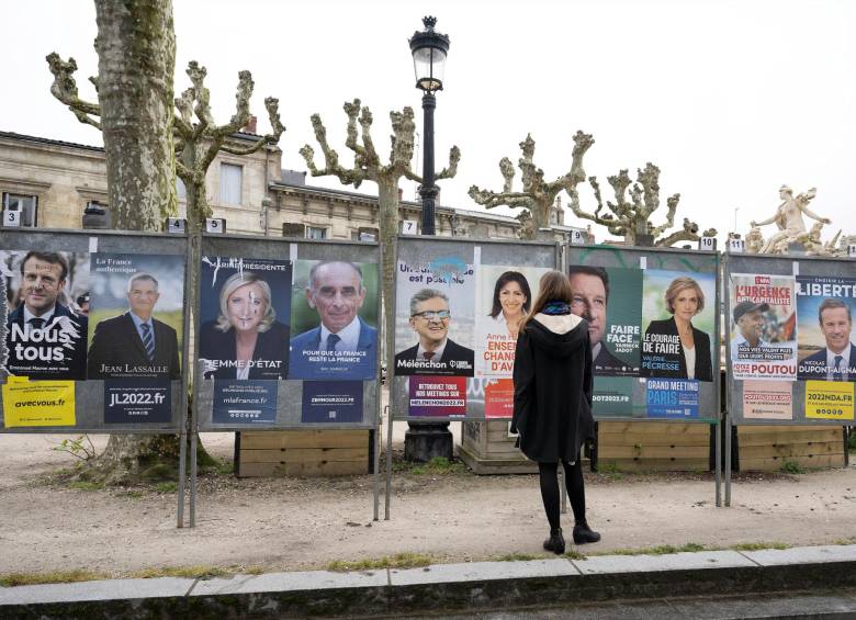 La primera vuelta presidencial en Francia será este domingo 10 de abril. FOTO: EFE