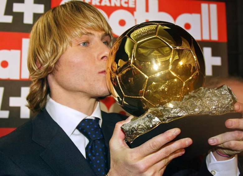 Pavel Nedved fue el ganador del Balón de Oro en la última lista donde no estuvieron Cristiano ni Messi. Foto: AFP