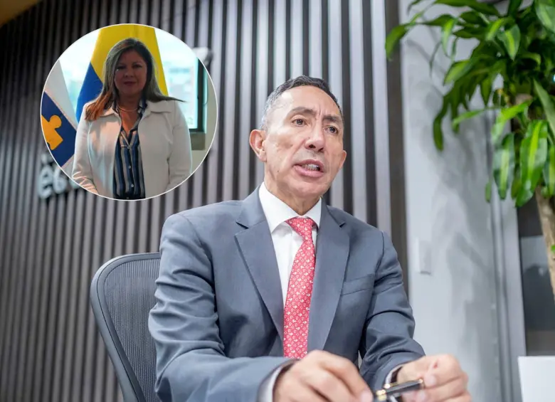 Ricardo Roa, presidente de Ecopetrol y la fiscal general, Luz Adriana Camargo. Foto: Colprensa