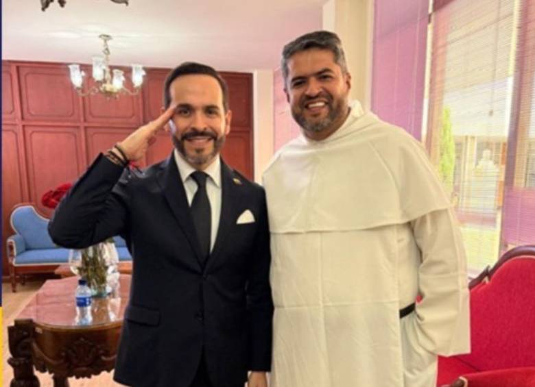 Abelardo de la Espriella sigue conformando su gabinete. Esta vez se declinó por el fraile Ricardo Torres Castro como director del Sena. Foto: Cortesía