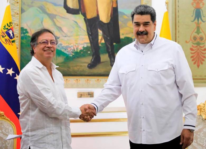 La “reunión bilateral extraordinaria” entre Petro y Maduro duró poco más de cuatro horas. FOTO: TOMADA DE TWITTER @NicolasMaduro