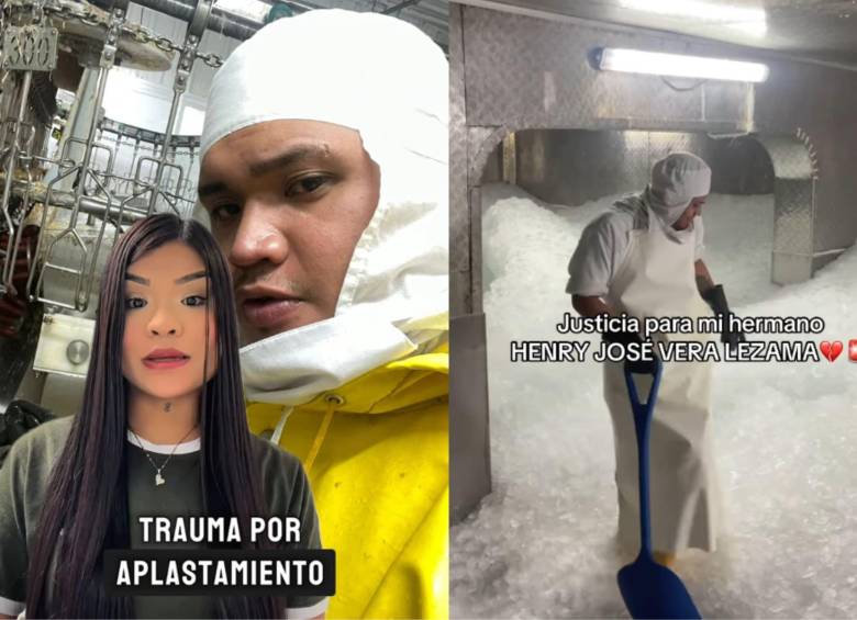 Trabajador habría quedado atrapado 10 minutos en una máquina industrial en Bogotá y murió; su familia pide respuestas. Foto: redes sociales @genesisgalvan18