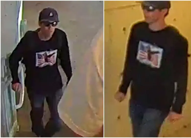 Este es el hombre sospechoso de disparar contra el activista Charlie Kirk en un evento en la Utah Valley University. FOTOS: Tomadas de X @FBISaltLakeCity