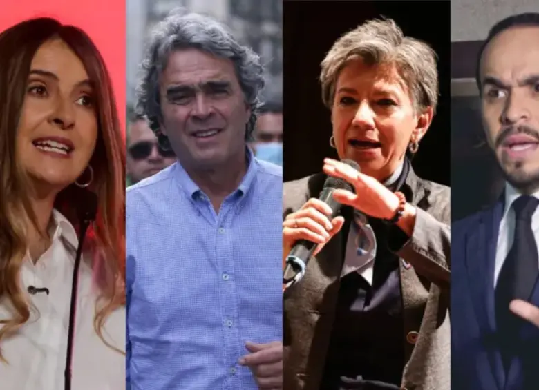 Los candidatos condenaron las declaraciones y comportamiento de De la Espriella. Foto: Colprensa.